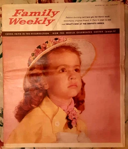 FAMILIENWOCHE SONNTAGSZEITUNGSBEILAGE 6. APRIL 1958 OSTERAUSGABE - Bild 1 von 1
