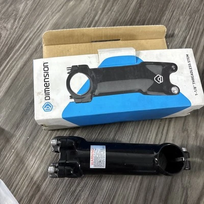 Dimension 31.8 Stem Length 110mm 31.8mm +/-7 Deg 1 1/8 in Black Aluminum #A3A - Image 1 of 2