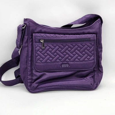 Bolso Bandolera Bolso de Mano Lug Hopscotch Berenjena Púrpura Profundo Viaje al Hombro Foto 1 de 4