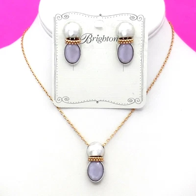 Juego de joyas Brighton Venus Sol E Luna dos tonos lila nuevo con etiquetas $196 Foto 1 de 4