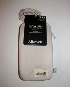 Juego de funda de almohada de viscosa tamaño Queen Allswell (21x32") TOTALMENTE NUEVO EN PAQUETE - Imagen 1 de 5