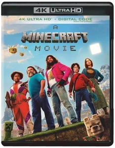 A Minecraft Movie 4K UHDNO DIGITAL.  W/SLIPCOVER FREE SHIPPING - Picture 1 of 1