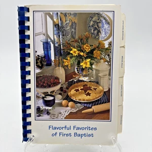 Flavorful Favorites of First Baptist Church Cookbook Newton PA 1999 Vtg Recipes - Picture 1 of 20
