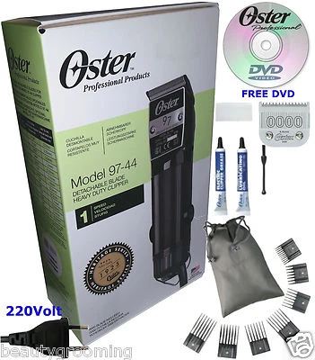 Набор профессиональных машинок для стрижки волос Oster 97 Classic ex2s 220 В 76097-440 PLUS 7 расчесок - Изображение 1 из 4