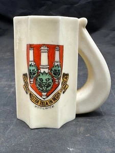 VINTAGE WH GOSS MODEL OF POT DUG ST GEORGE HOTEL - WOOWICH CRESTED WARE JUG - Picture 1 of 10