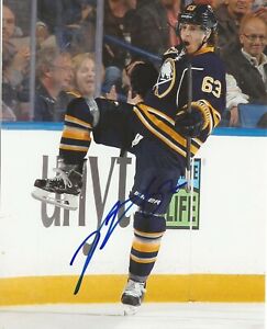 TYLER ENNIS SIGNED BUFFALO SABRES 8x10 PHOTO #1 with w/COA