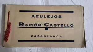 ANTIGUO CATALOGO AZULEJOS MANISES - Imagen 1 de 11