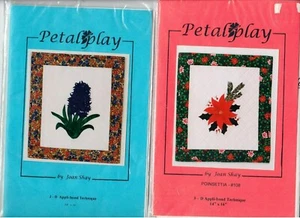 DOS - Petalplay de Joan Shay - Patrón colgante - Poinsettia y jacinto - Nuevo - Imagen 1 de 1