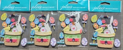 Cesta de Pascua Jolee Boutique 4" pegatina 50-21767 Foto 1 de 3