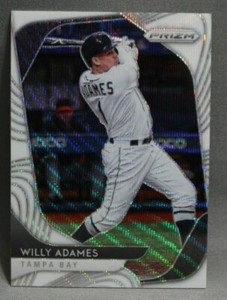 2020 Panini Prizm White Wave Willy Adames Baseball Card #5