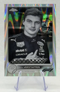 Max Verstappen 2022 Topps Chrome Black & White Wave #162 Red Bull Racing Honda - Picture 1 of 2