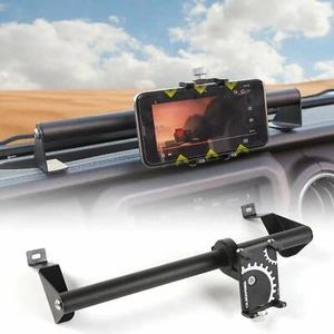 Metal Dash Phone Holder Mount Stand for Jeep Wrangler JL & Gladiator JT 2018+ US - Picture 1 of 16