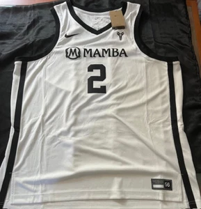 *BNWT* KOBE NIKE GIGI BRYANT MAMBA MAMBACITA BASKETBALL JERSEY WHITE XXL SZ 56 - Picture 1 of 6