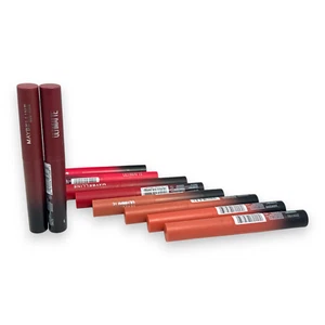 Maybelline Ultimatte Color Sensational Matte Lipstick 0.06oz. LOT OF 2 - Picture 1 of 21