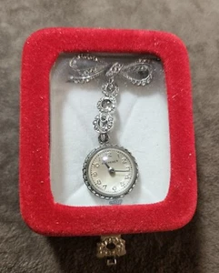 Bucherer 800 Silver Brooch Pin - Picture 1 of 3