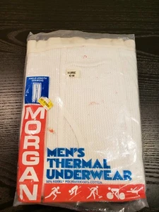 J.E. Morgan's Long Johns Mens Size (L-XL) 42-44 Made in USA Vintage NEW - Picture 1 of 2