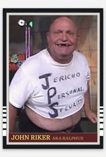 JOHN RIKER RALPHUS CHRIS JERICO WCW WWF HEEL CUSTOM MADE RETRO STYLE ART CARD