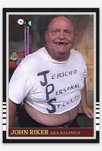 JOHN RIKER RALPHUS CHRIS JERICO WCW WWF HEEL CUSTOM MADE RETRO STYLE ART CARD