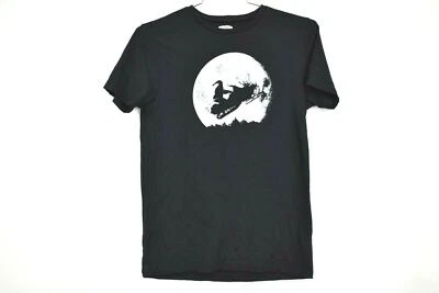 Old Navy Kids Black Christmas Graphic Tee Shirt Crew Neck Short Sleeve Sz Small - Image 1 of 4