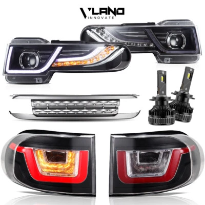 Faros LED + luces traseras + rejilla + bombillas VLAND para Toyota FJ Cruiser 2007-2014 Foto 1 de 4