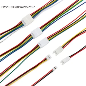 HY2.0 2P/3P/4P/5P/6P Female/Male 20CM Length 2mm Pitch Terminal Cable With Lock - Picture 1 of 5