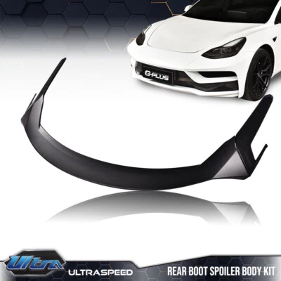 Kit de alerón trasero negro apto para Tesla Model 3 2017-2021 Foto 1 de 4