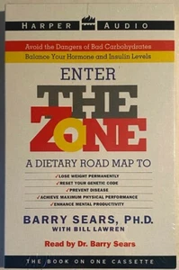 Barry Sears, PH. D. ~ "The Zone - A Dietary Road Map" ~ Audio Cassette Tape - Picture 1 of 3