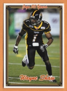 Wayne Shaw 2005 Jogo CFL card #32 Hamilton Tiger-Cats  Kent State Golden Flashes - Picture 1 of 2