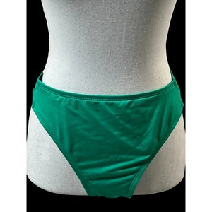 Kona Sol Women's Medium Coverage Hipster Double Tab Bikini Bottom Green X-Large - Picture 1 of 9