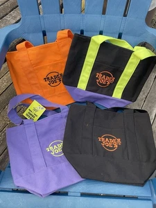 Trader Joe’s Trick or Treat Mini Borsa in Tela *Edizione Limitata Halloween* - Foto 1 di 7