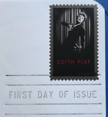 2012 Edith Piaf Iconic Singer French Lyricist USPS FDC First Day Cover Cachet - Image 1 of 3
