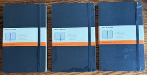 Moleskine Classic Notebook, Hard Cover, Large (5" x 8.25"), Ruled, Black, set 3 - Picture 1 of 4