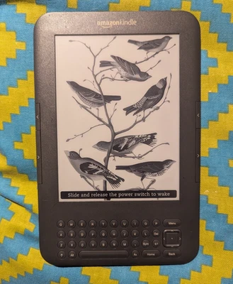 Amazon Kindle Keyboard WiFi - Graphite - 4GB - 3rd Generation eReader - Image 1 of 4