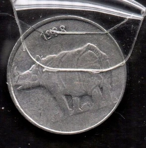 S609: Moneta Coin INDIA 25 Paise 1988 - Picture 1 of 1