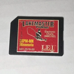 Lakemaster ProMaps MINNESOTA LEI Lowrance SD Card Map Chip iFinder MN LKPM-MN - Picture 1 of 2