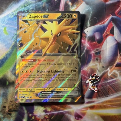 Zapdos EX SVPen 049 - JUMBO Card - Black Star Promo Pokemon TCG NM - Image 1 of 2