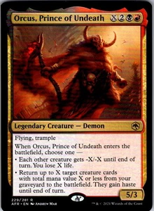 Orcus, Prince of Undeath R AFR Ampersand Promociones 229 casi nuevo - Imagen 1 de 1
