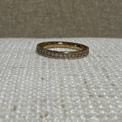 Auténtico Anillo Pandora Oro 14k Talla 5.5 CORAZONES RADIANTES G585 ALE 48  Foto 1 de 4