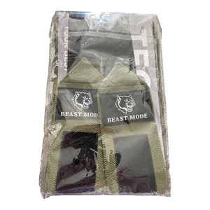 Teceum Beast Mode 18" Power Weight Lifting Wraps, Green - Brand New Gym Strap - Picture 1 of 1