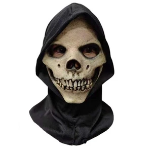 Vampire Death Skull Grim Reaper Horror Mask Headgear Halloween Cosplay Carnival - Picture 1 of 7