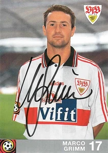Marco Grimm Original Autogrammkarte VfB Stuttgart - ca.11cm x 15cm - Bild 1 von 2