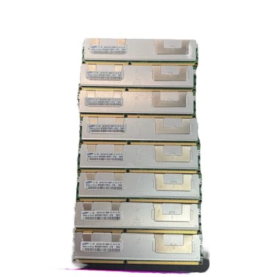 Lot Of 8 SAMSUNG 4GB - 2Rx4 PC3-8500R-07-10-E1-D2 - M393B5170FHD-CF8 - Image 1 of 2