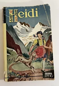 Heidi 1939 Paperback Vintage Book by Johanna Spyri Giant Junior Classics - Picture 1 of 20