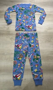 POLO Ralph Lauren Kids Multicolor 2T PAJAMA SET 2 Pieces Hawaii Print Polo Bear - Picture 1 of 6