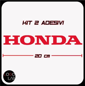 KIT 2 ADESIVI HONDA Serbatoio Moto Scooter Auto, cbr integra civic 20 Cm - Foto 1 di 2