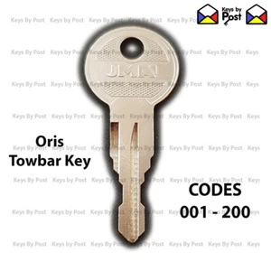 ORIS TOWBAR KEY CUT TO CODE MERC, BMW, AUDI, VW, MINI, MAZDA Codes 001 to 200 - Picture 1 of 4