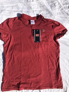 Houston Astros Polo Collar Shirt Girl’s size Large 12-14 - Picture 1 of 3