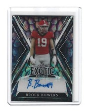 2023 Leaf Exotic Multi-Sport Rookies Brock Bowers Dragon Scope Auto BA-BB1 1/1