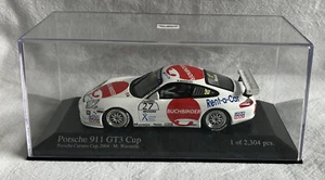 Minichamps 1:43: Porsche 911 GT3 # 27 Carrera Cup 2004 "Buchbinder" - Bild 1 von 3