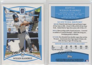 2008 Bowman Draft Prospects Jerseys Wilkin Ramirez #BDPP105